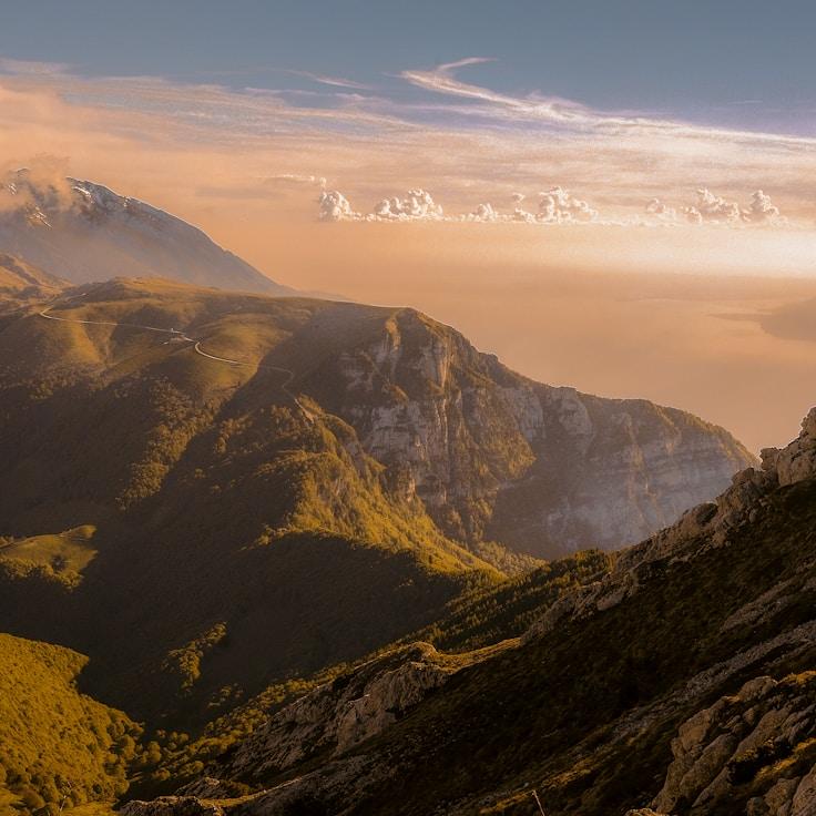 National parks scenery